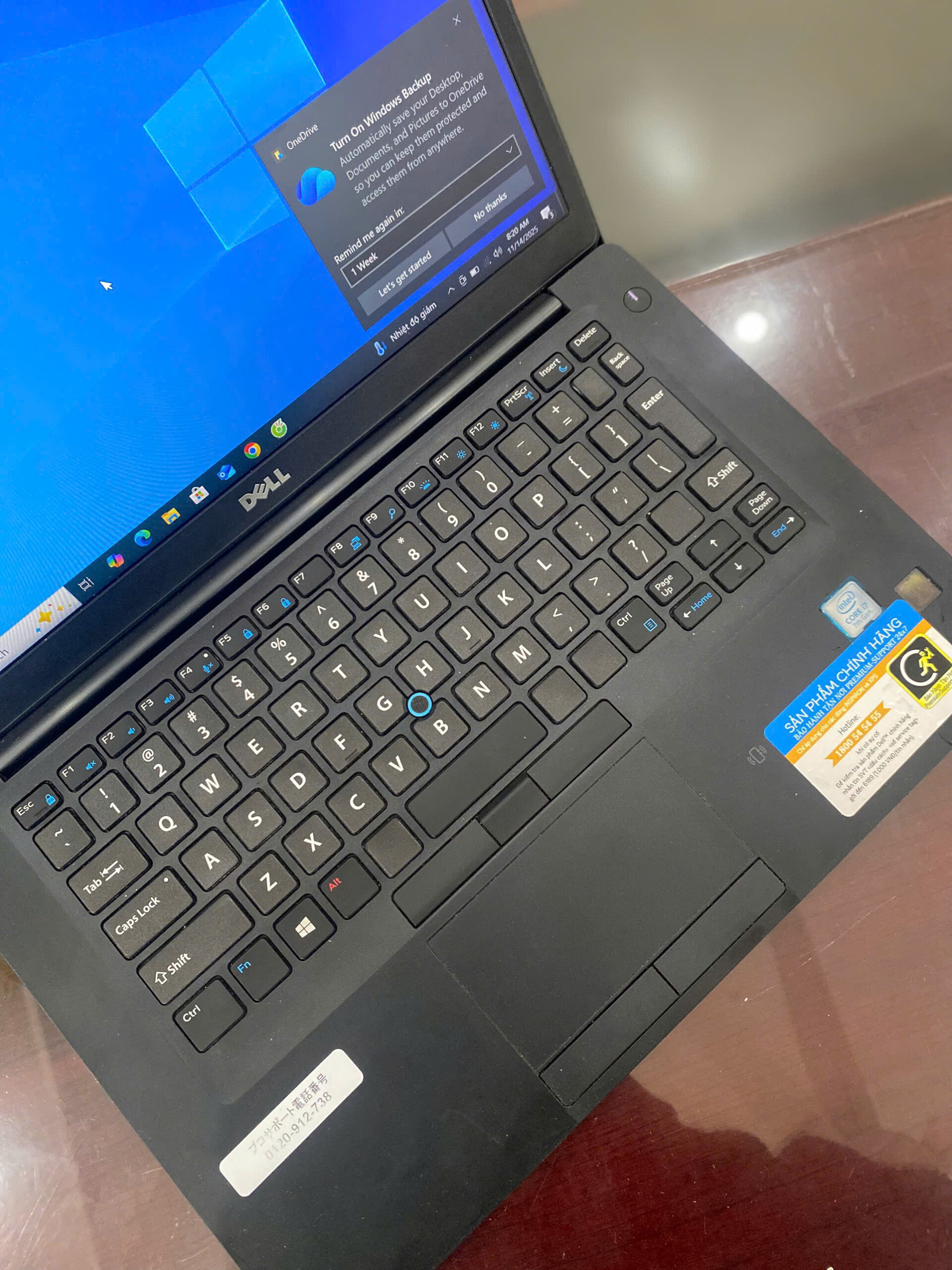 Laptop Dell Latitude 7480-7600U i7/RAM 16GB/SSD 256GB màn 14inch FHD - Ảnh 6