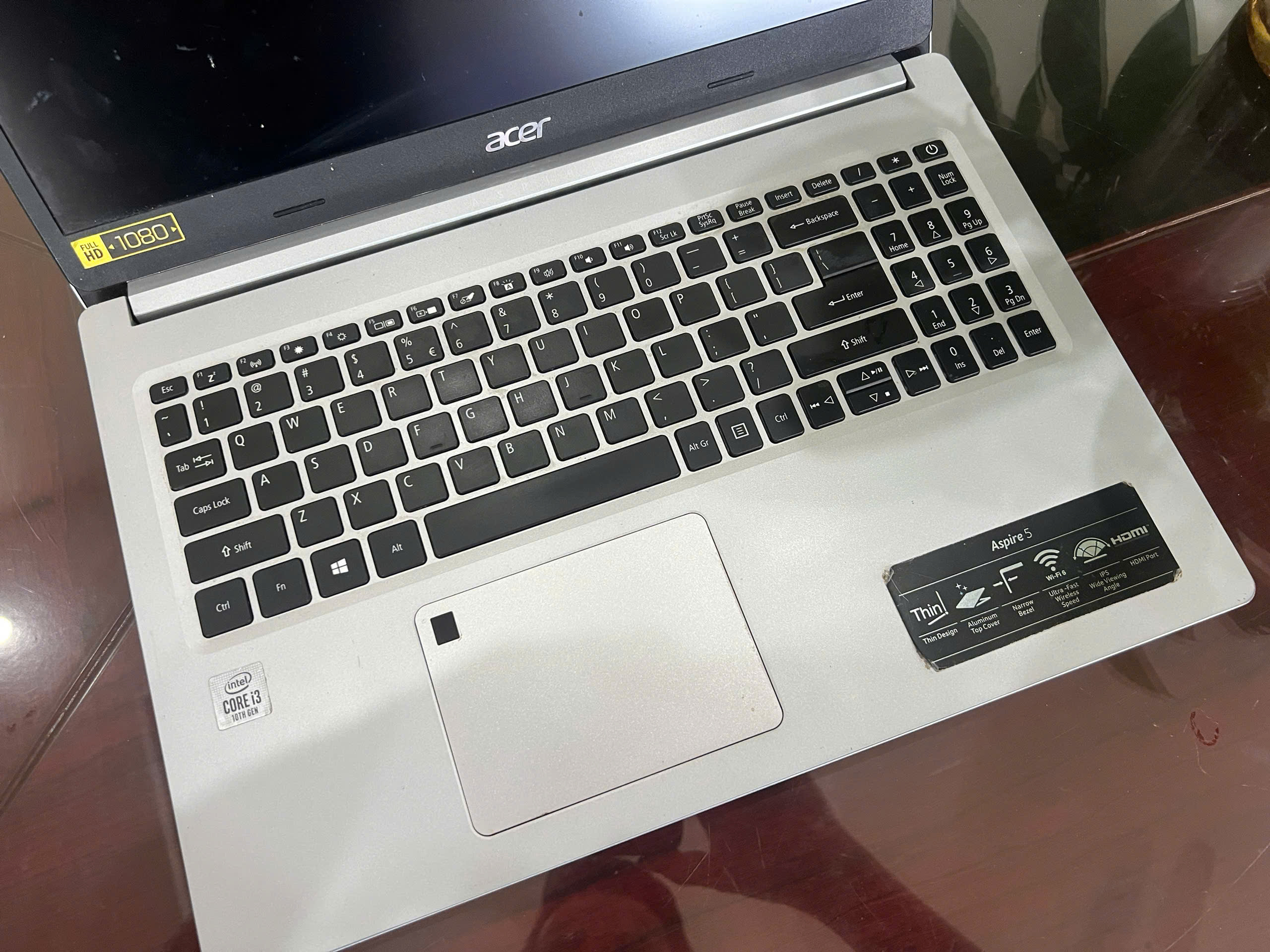 Máy tính xách tay Acer Aspire5 Core i3-1005G1 | Ram 8gb | SSD 256 | 15.6" FHD - Ảnh 4