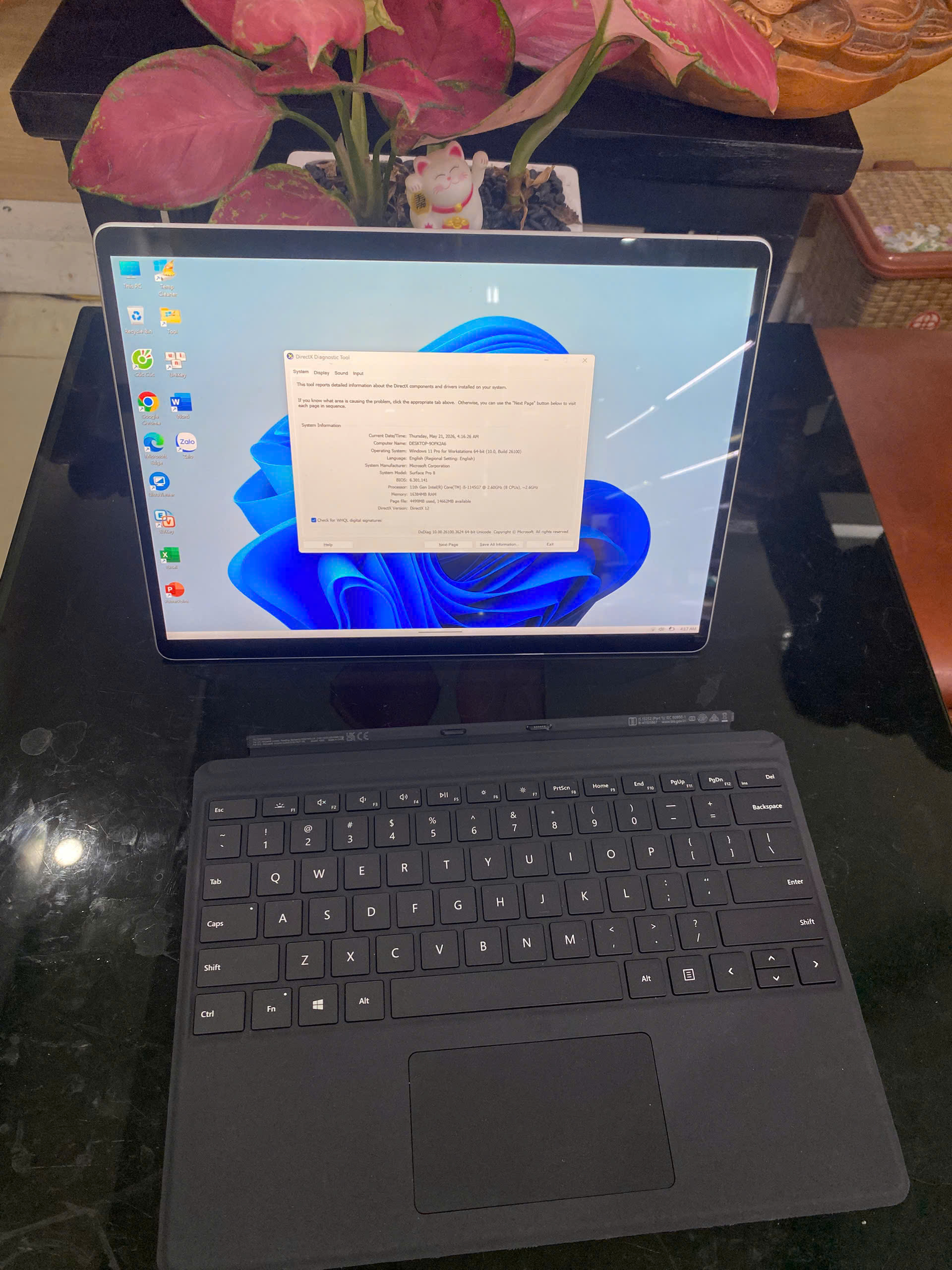 Surface Pro 8 i5-1145G7/ RAM 16GB/ SSD 256GB/ Màn 12.5 inch LTE 4G - Ảnh 4