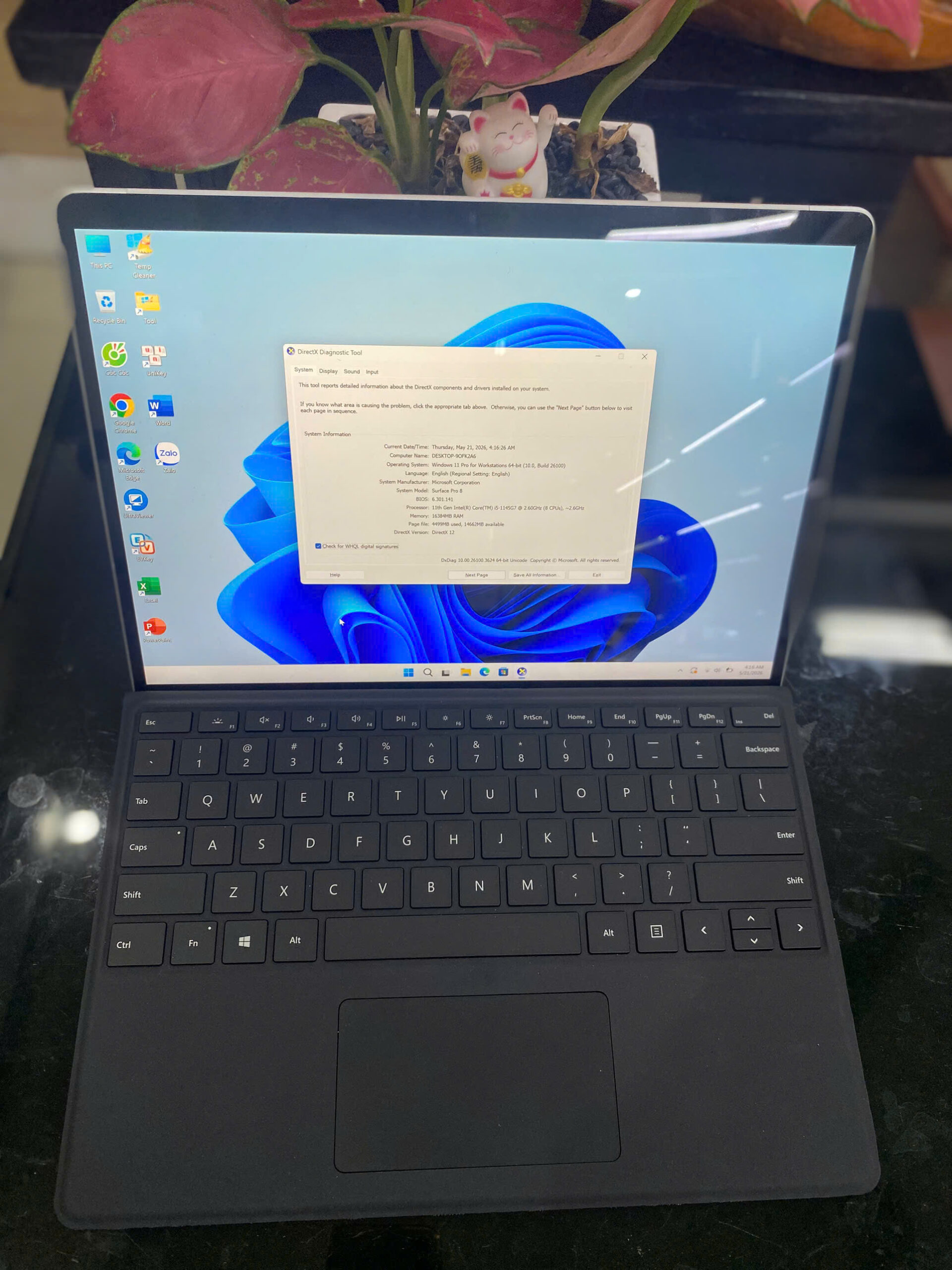 Surface Pro 8 i5-1145G7/ RAM 16GB/ SSD 256GB/ Màn 12.5 inch LTE 4G - Ảnh 3